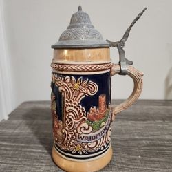 Vintage Gerz Beer Stein Made In West Germany "Zu Jeder Zeit"-"Waidmannsheil"