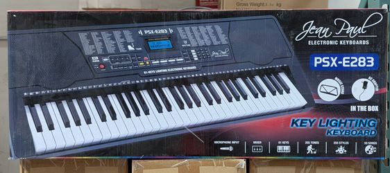 Jean Paul PSX-E283 61-Key Portable Electronic Keyboard