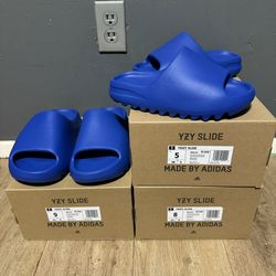 Adidas Yeezy Slide Azure Brand New 