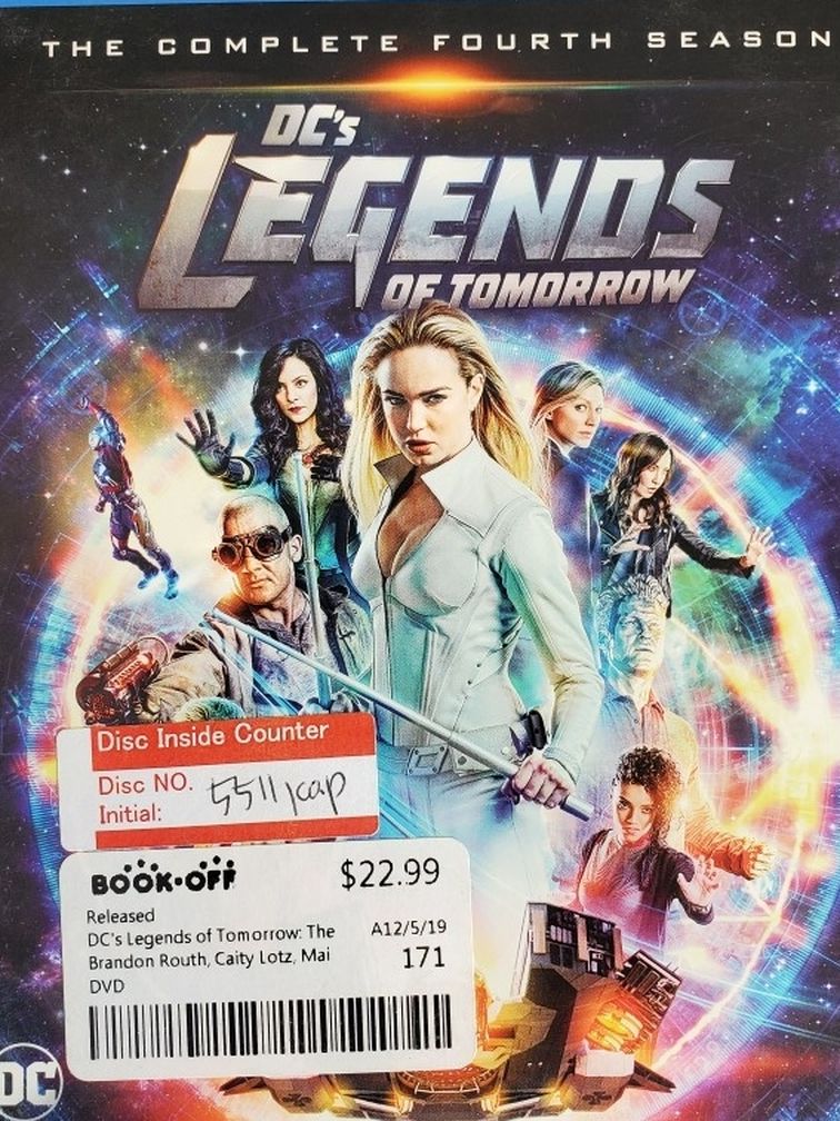 Legends Of Tomorrow Forth Season Blu-Ray Box Set