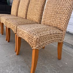 Pottery Barn Seagrass Chairs