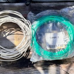 10 AWG THHN Solid Copper Wire - 200ft Total + Pigtails