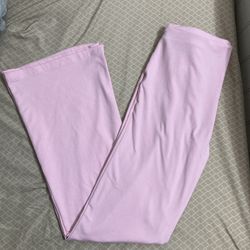 Flare Pants Leggings Pink Women’s 