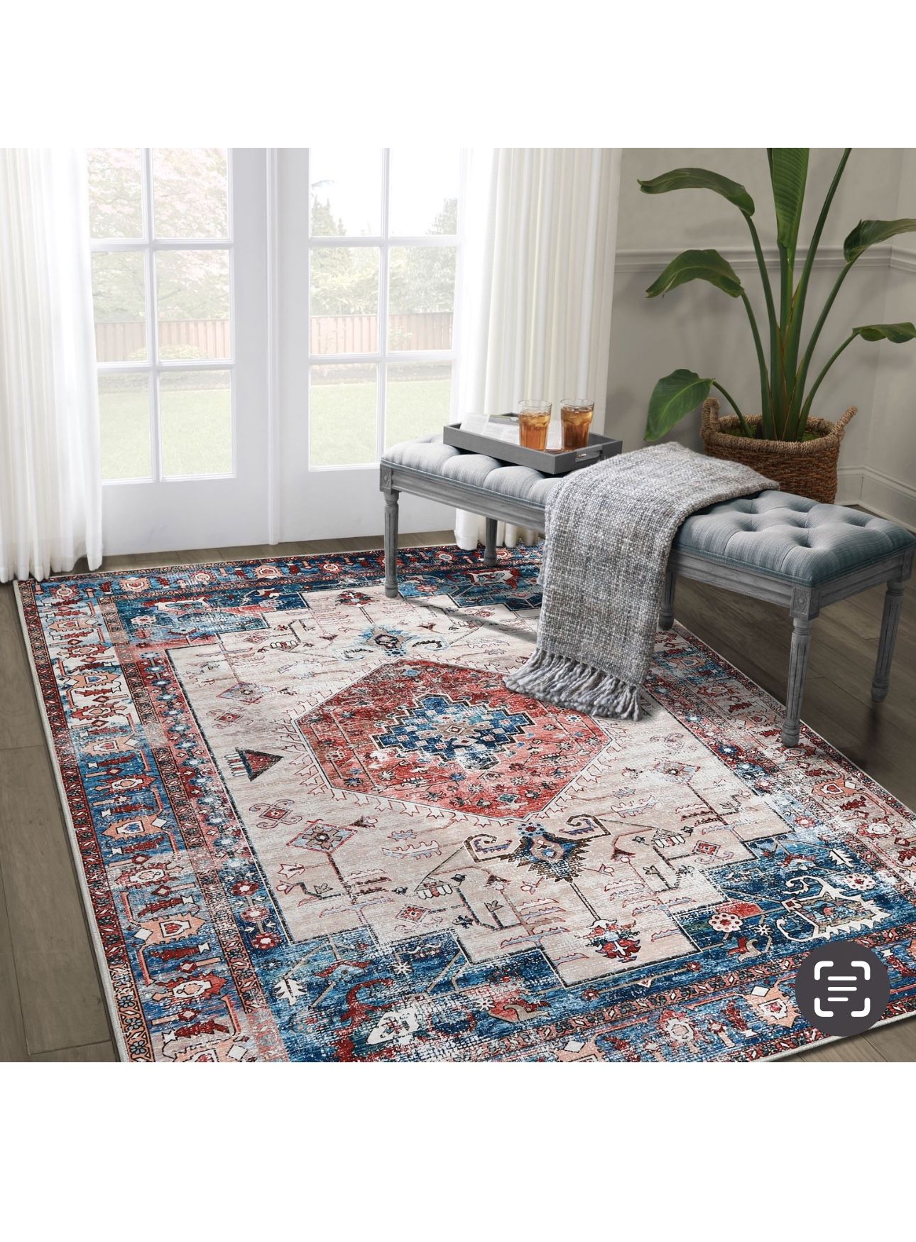 8/10 Persian Design Rug