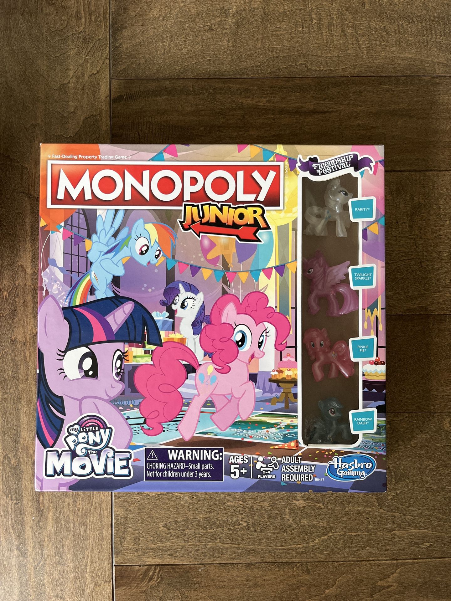 Monopoly Junior, My Little Pony Movie Edition MLP [Board Game]