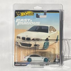 Hot Wheels Premium Fast & Furious BMW M3 E46 White Real Riders