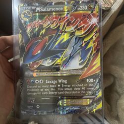 Pokemon Mega Salamence EX Large Card 