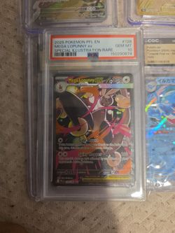 PSA 10 Mega Lopunny ex #128 Phantasmal Flames Special Illustration Rare