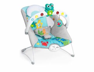 Baby Einstein Ocean Explorers Asiento Saltarín Musical para Bebés, Kick to It Neptune, Unisex, para Edades de 0-6 Meses hasta 20 libras