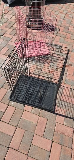 Single Door Folding Wire Dog Crate