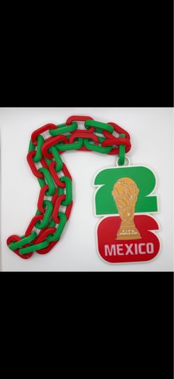 Mexico World Cup/ Soccer/ MLS/ Sports/ Mexico/ World Cup/ Hype Chain/ Necklace