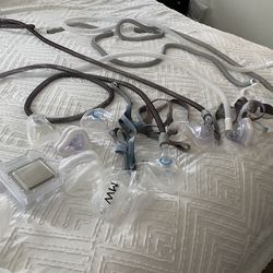 Used Cpap Supply’s Mask Hoses And Headgear 