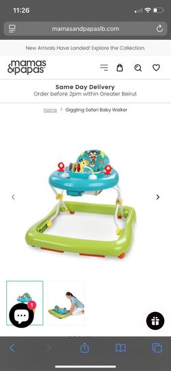 Brand New - Never Opened - Bright Starts Giggling Safari Walker