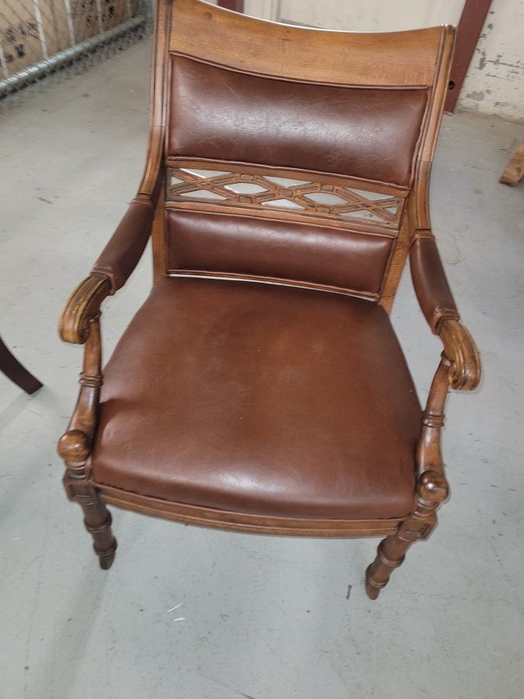 Wingback Leather Chair