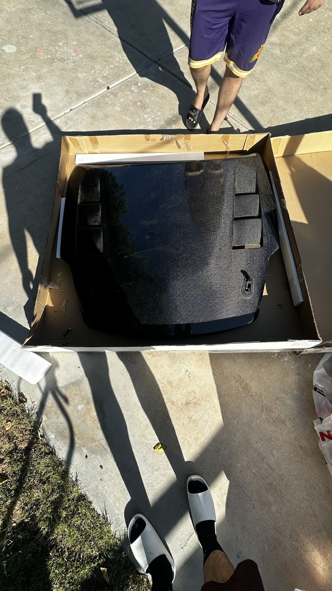 350z Sibon Carbon Fiber Hood