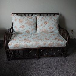 Rattan Wicker Loveseat