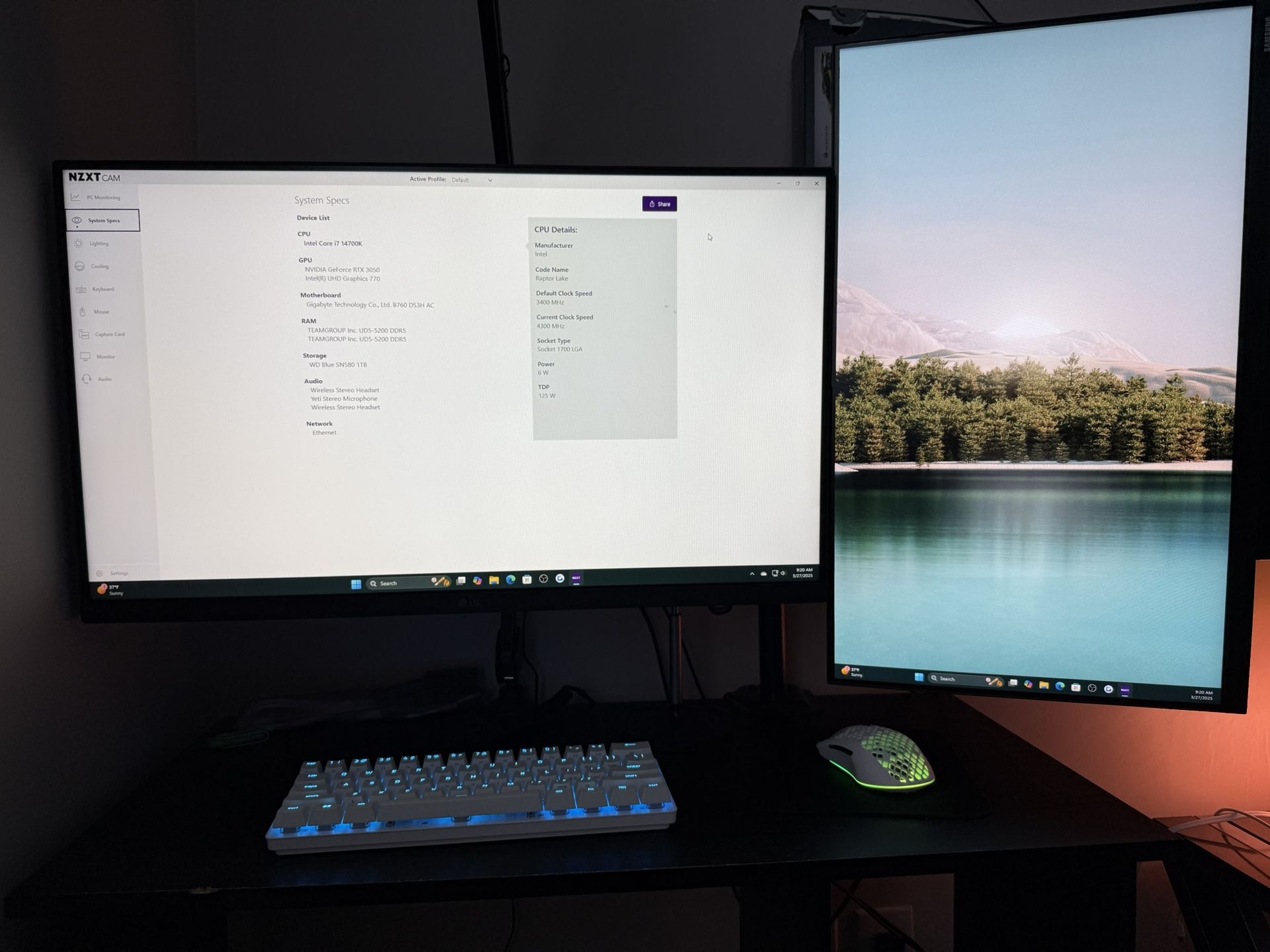 gaming setup