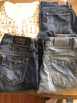 Guess and Levi’s Jeans