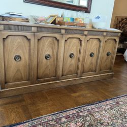 Drexel Buffet with Cabinets and drawers - 67" long x 19" deep x 30" h