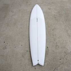 7'0" Quad Fin ANVIL Mid Length Surfboard Similar To Seaside And Beyond New 