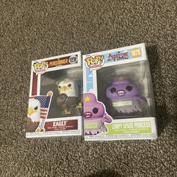 Funko Pops. 