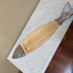 Fish Shaped Charcuterie Board