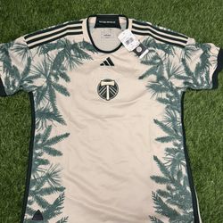 Adidas MLS Portland Timbers FC Men's 24/25 Authentic Away Jersey HZ6200 Size L
