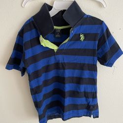 This is a U.S. Polo Assn. brand boys' short-sleeved polo shirt. • Brand: U.S. Polo Assn. • Style: Classic short-sleeved polo shirt with the iconic dou