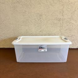One Sterilite 106 Qt. Latching Storage Bin Box