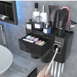 Toothbrush Holders for Bathrooms, 2 Cups