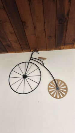 Bicycle metal vintage decor