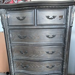 Tall Solid Wood Chest Dresser