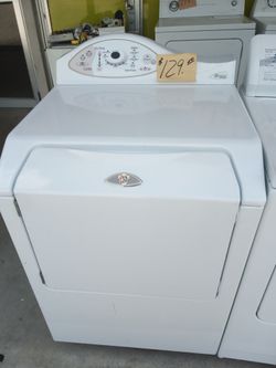 Maytag dryer white super size works great clean . Warranty . Delivery available . 2203 Fowler st. Ft. Myers 33901