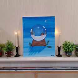 Painting "Snow Globe"