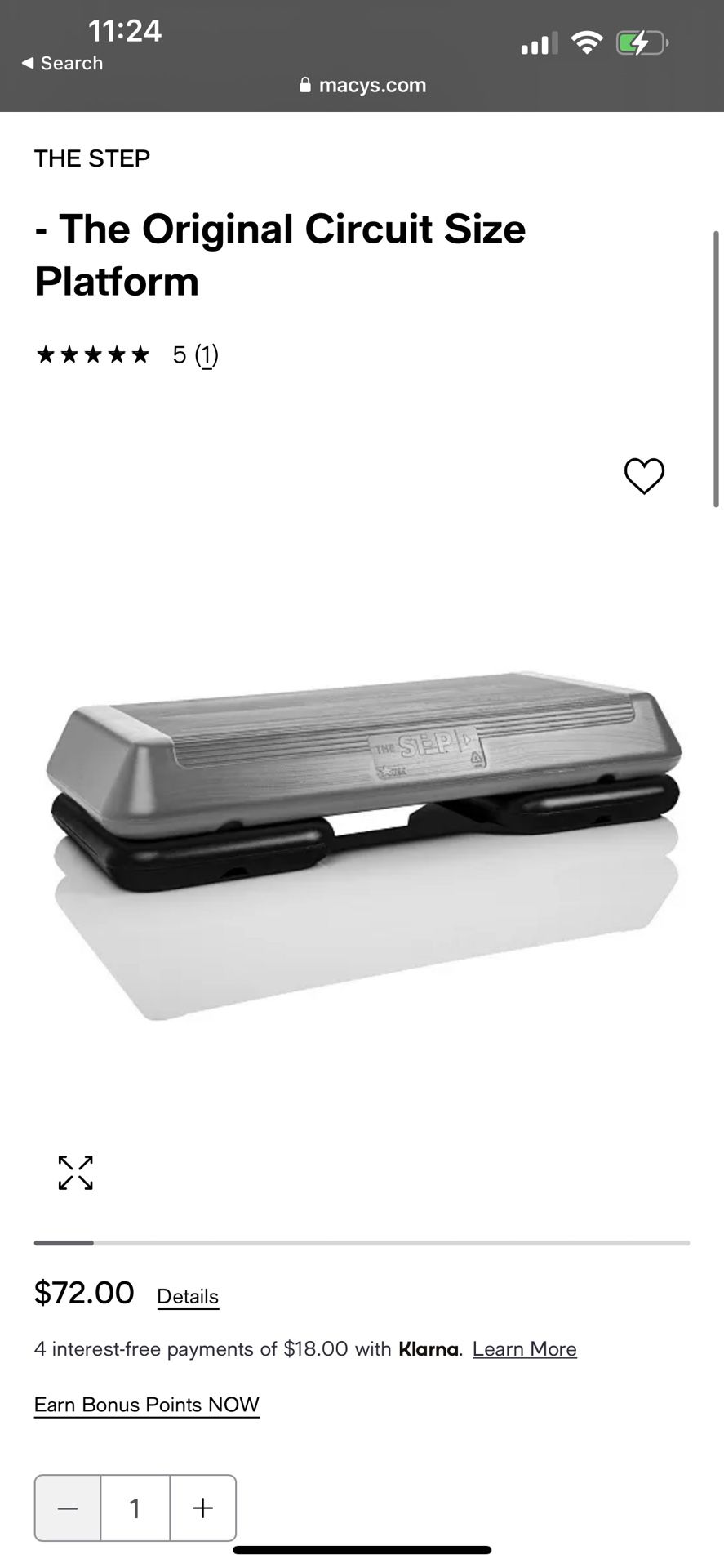 Brand New Sealed Circuit Workout Platform From Macys - Main Image