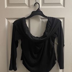 Brand New Black Of The Shoulder Top Size 2XL