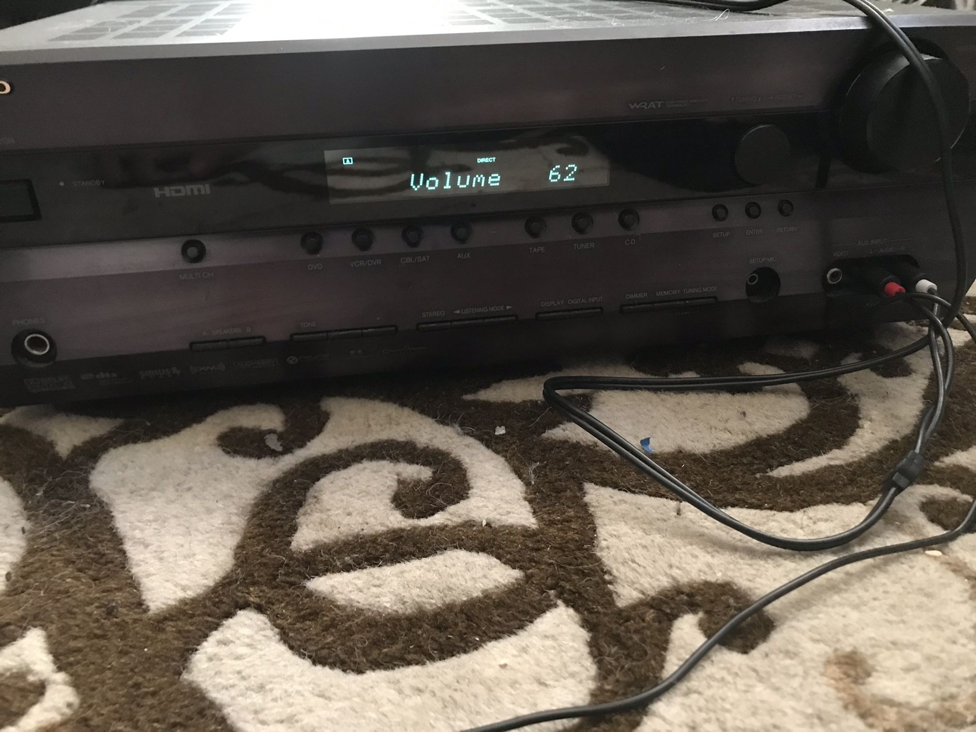 Onkyo Stereo Model Number Is Ht -R550