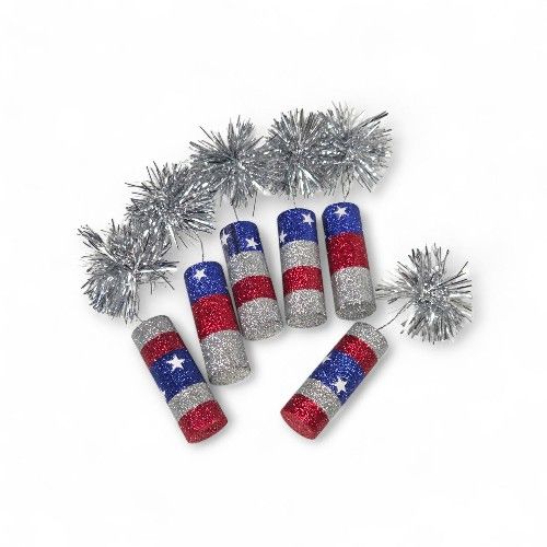 Patriotic Faux 4th Of July Faux Decor Props Set