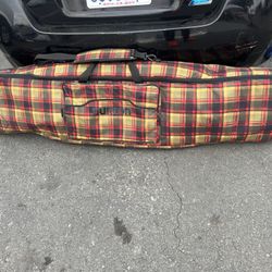 Plaid Burton Roller Snowboard Bag 166cm Luggage Carrying Strap