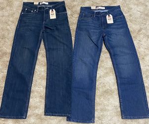 2 Pair New With Tags Boy Size 14 Levi Jeans 