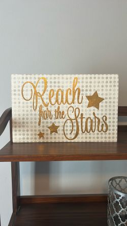 Reach For The Stars Wood Canvas