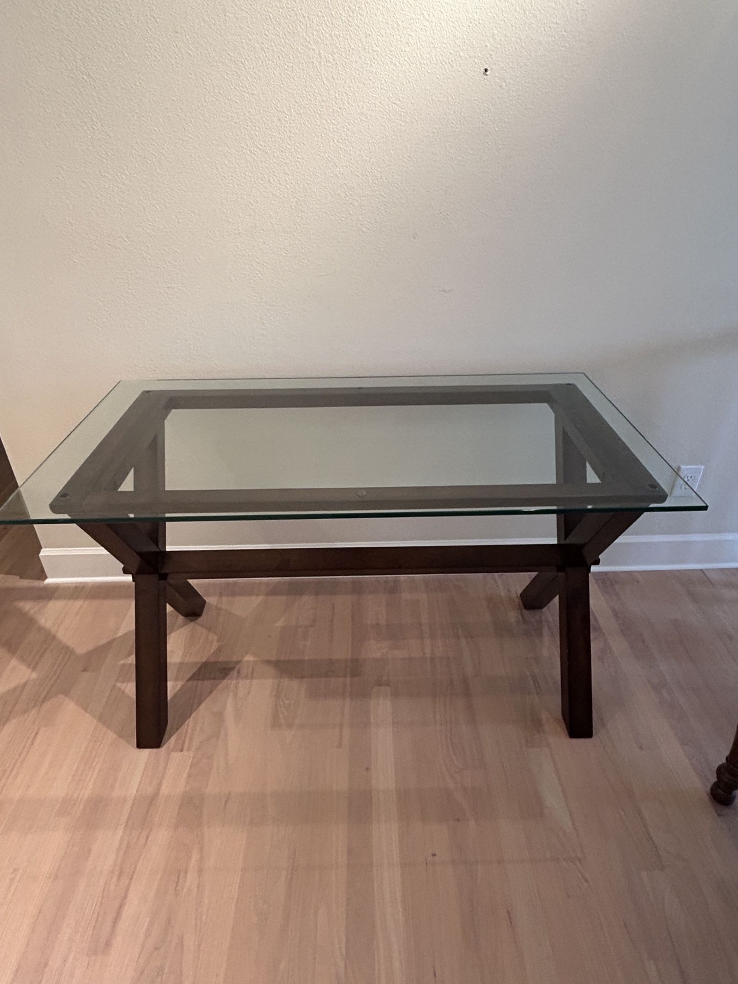 Glass Top Table