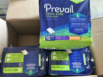 Prevail Total Care Underpads (New)