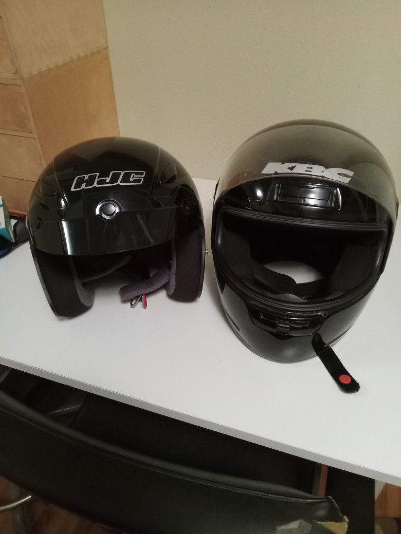 Motorcycle Helmets Size Large And Medium