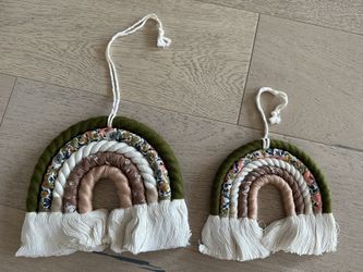 5 Layers Nordic Woven Rainbow Tapestry Home Decor Wall Hanging Nursery Baby Room