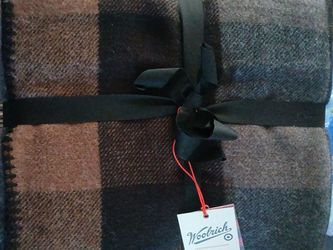Woolrich Oversized Plaid Throw Blanket