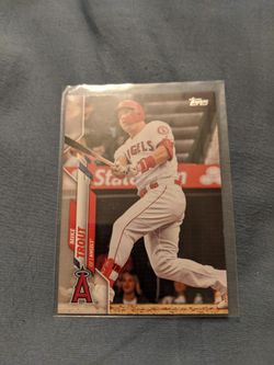 2020 Topps baseball. Mike Trout. Card #1