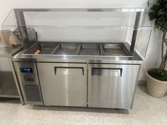 Steam Table And Cold Food Refrigerator