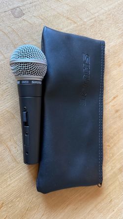 Shure SM58S Dynamic Vocal Microphone + XLR Cable — Opened, Never Used