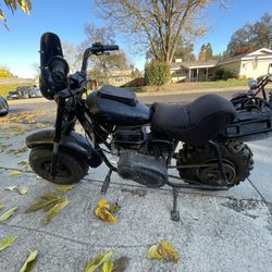 Black Baja Mini Bike